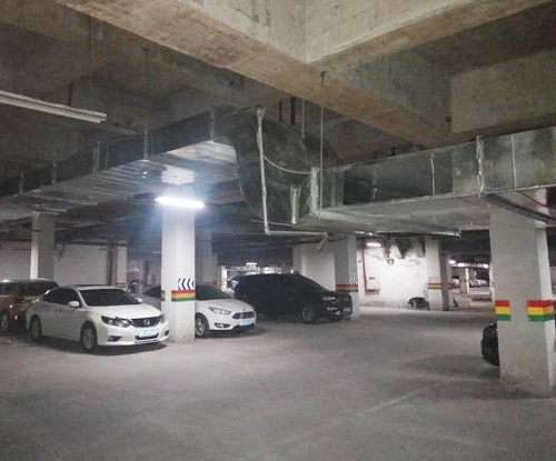 铜梁地下车库通风管道